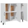 Engineered wood white sideboard 90x34x80 cm by vidaXL, Sideboards - Ref: Foro24-812501, Price: 93,18 €, Discount: %