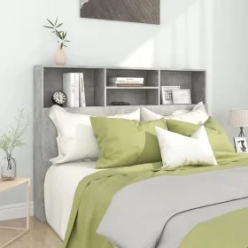 Concrete gray headboard furniture 140x19x103.5 cm by vidaXL, Headboards and footboards - Ref: Foro24-811866, Price: 60,58 €, ...
