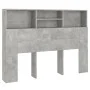 Concrete gray headboard furniture 140x19x103.5 cm by vidaXL, Headboards and footboards - Ref: Foro24-811866, Price: 64,26 €, ...