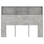 Betongraues Kopfteilmöbel 140x19x103,5 cm von vidaXL, Kopf- und Fußteile - Ref: Foro24-811866, Preis: 63,82 €, Rabatt: %