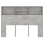 Concrete gray headboard furniture 140x19x103.5 cm by vidaXL, Headboards and footboards - Ref: Foro24-811866, Price: 64,26 €, ...