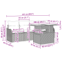 Set de Sofá de Jardín de 6 Piezas con Cojines Marrón Ratán Poliéster by , Outdoor sofas - Ref: Foro24-3348624, Price: 405,54 ...