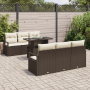 Juego de Sofá de Jardín de 7 Piezas con Cojines de Ratán Sintético Marrón by , Outdoor sofas - Ref: Foro24-3348744, Price: 52...