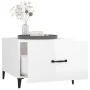 Coffee table with glossy white metal legs 50x50x40 cm by vidaXL, Coffee table - Ref: Foro24-812738, Price: 39,64 €, Discount: %