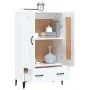 Hochglanzweißes Sperrholz-Sideboard, 70 x 31 x 115 cm von vidaXL, Sideboards - Ref: Foro24-812579, Preis: 89,81 €, Rabatt: %