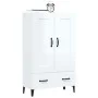 Glossy white plywood sideboard 70x31x115cm by vidaXL, Sideboards - Ref: Foro24-812579, Price: 89,65 €, Discount: %