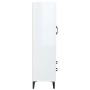 Hochglanzweißes Sperrholz-Sideboard, 70 x 31 x 115 cm von vidaXL, Sideboards - Ref: Foro24-812579, Preis: 91,22 €, Rabatt: %