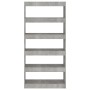 Holzregal/Teiler Holzwerkstoff grau Beton 80x30x166 cm von vidaXL, Bücherregale und Regale - Ref: Foro24-811722, Preis: 66,04...