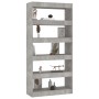 Holzregal/Teiler Holzwerkstoff grau Beton 80x30x166 cm von vidaXL, Bücherregale und Regale - Ref: Foro24-811722, Preis: 66,04...