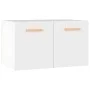 Weißer Wandschrank aus Holzwerkstoff, 60 x 36,5 x 35 cm von vidaXL, Schließfächer und Lagerschränke - Ref: Foro24-812906, Pre...