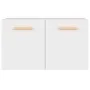Weißer Wandschrank aus Holzwerkstoff, 60 x 36,5 x 35 cm von vidaXL, Schließfächer und Lagerschränke - Ref: Foro24-812906, Pre...