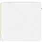 White engineered wood wall cabinet 60x36.5x35 cm by vidaXL, Lockers and storage cabinets - Ref: Foro24-812906, Price: 48,09 €...