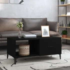 Couchtisch aus Sperrholz schwarz 90x50x40 cm von vidaXL, Couchtisch - Ref: Foro24-812664, Preis: 63,83 €, Rabatt: %