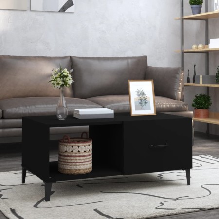 Couchtisch aus Sperrholz schwarz 90x50x40 cm von vidaXL, Couchtisch - Ref: Foro24-812664, Preis: 64,61 €, Rabatt: %