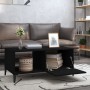 Couchtisch aus Sperrholz schwarz 90x50x40 cm von vidaXL, Couchtisch - Ref: Foro24-812664, Preis: 64,61 €, Rabatt: %