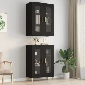 Schwarzer Hängewandschrank 69,5x34x90 cm von vidaXL, Sideboards - Ref: Foro24-812277, Preis: 73,86 €, Rabatt: %