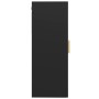 Armario de pared colgante negro 69,5x34x90 cm de vidaXL, Aparadores - Ref: Foro24-812277, Precio: 73,69 €, Descuento: %