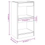 Concrete gray shelving/space divider 40x30x72 cm by vidaXL, Bookcases and shelves - Ref: Foro24-811605, Price: 33,57 €, Disco...
