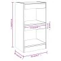 Concrete gray shelving/space divider 40x30x72 cm by vidaXL, Bookcases and shelves - Ref: Foro24-811605, Price: 33,17 €, Disco...