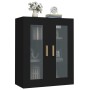Schwarzer Hängewandschrank 69,5x34x90 cm von vidaXL, Sideboards - Ref: Foro24-812277, Preis: 75,84 €, Rabatt: %