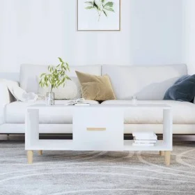 Couchtisch aus weißem Sperrholz, 102 x 50 x 40 cm von vidaXL, Couchtisch - Ref: Foro24-812690, Preis: 62,96 €, Rabatt: %