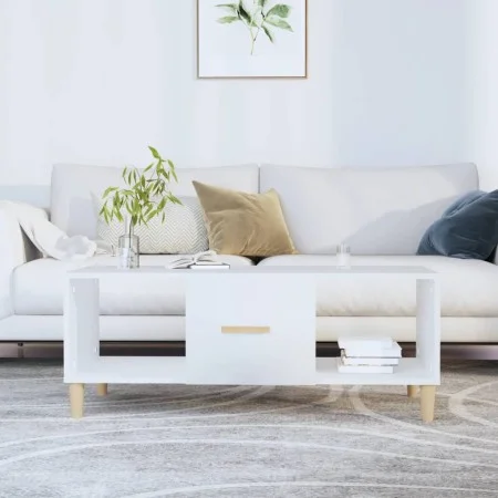 Couchtisch aus weißem Sperrholz, 102 x 50 x 40 cm von vidaXL, Couchtisch - Ref: Foro24-812690, Preis: 62,96 €, Rabatt: %