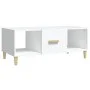 Couchtisch aus weißem Sperrholz, 102 x 50 x 40 cm von vidaXL, Couchtisch - Ref: Foro24-812690, Preis: 62,96 €, Rabatt: %