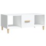 Couchtisch aus weißem Sperrholz, 102 x 50 x 40 cm von vidaXL, Couchtisch - Ref: Foro24-812690, Preis: 63,73 €, Rabatt: %