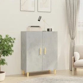 Betongraues Sperrholz-Sideboard 70x34x90 cm von vidaXL, Sideboards - Ref: Foro24-812100, Preis: 66,27 €, Rabatt: %