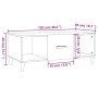 Couchtisch aus weißem Sperrholz, 102 x 50 x 40 cm von vidaXL, Couchtisch - Ref: Foro24-812690, Preis: 63,73 €, Rabatt: %