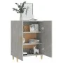 Aparador de madera contrachapada gris hormigón 70x34x90 cm de vidaXL, Aparadores - Ref: Foro24-812100, Precio: 66,26 €, Descu...