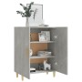 Aparador de madera contrachapada gris hormigón 70x34x90 cm de vidaXL, Aparadores - Ref: Foro24-812100, Precio: 66,99 €, Descu...