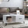 Couchtisch aus glänzend weißem Sperrholz, 90 x 50 x 40 cm von vidaXL, Couchtisch - Ref: Foro24-812669, Preis: 46,48 €, Rabatt: %