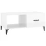 Couchtisch aus glänzend weißem Sperrholz, 90 x 50 x 40 cm von vidaXL, Couchtisch - Ref: Foro24-812669, Preis: 46,48 €, Rabatt: %