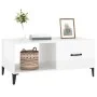 Couchtisch aus glänzend weißem Sperrholz, 90 x 50 x 40 cm von vidaXL, Couchtisch - Ref: Foro24-812669, Preis: 46,48 €, Rabatt: %