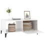 Couchtisch aus glänzend weißem Sperrholz, 90 x 50 x 40 cm von vidaXL, Couchtisch - Ref: Foro24-812669, Preis: 46,48 €, Rabatt: %