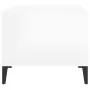 Glossy white plywood coffee table 90x50x40 cm by vidaXL, Coffee table - Ref: Foro24-812669, Price: 46,48 €, Discount: %