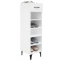 Glossy white plywood shoe cabinet 30x35x105 cm by vidaXL, Shoe racks and shoe organizers - Ref: Foro24-812813, Price: 42,37 €...