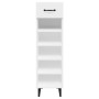 Glossy white plywood shoe cabinet 30x35x105 cm by vidaXL, Shoe racks and shoe organizers - Ref: Foro24-812813, Price: 42,37 €...