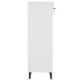 Glossy white plywood shoe cabinet 30x35x105 cm by vidaXL, Shoe racks and shoe organizers - Ref: Foro24-812813, Price: 42,37 €...