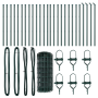 Euro Fence con 13 postes 0.4x50 m Acero Galvanizado Verde de , Paneles de vallas - Ref: Foro24-3350338, Precio: 164,74 €, Des...