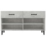 Concrete gray plywood shoe rack furniture 102x35x55 cm by vidaXL, Shoe racks and shoe organizers - Ref: Foro24-812829, Price:...