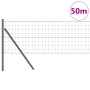 Cerca Euro con 13 Postes 0.4x50 m Acero Galvanizado Gris de , Paneles de vallas - Ref: Foro24-3350449, Precio: 163,43 €, Desc...