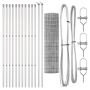 Cerca Euro con 13 Postes 1.2x25 m de Acero Galvanizado | Foro24.es | Tu tienda online para hogar, jardín y más Foro24.es
