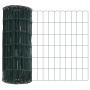 Euro Fence con 7 Postes de Punta 0.6x10 m Acero Galvanizado Verde | Foro24.es | Tu tienda online para hogar, jardín y más Foro24.es