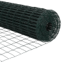 Euro Fence con 7 Postes de Punta 0.6x10 m Acero Galvanizado Verde | Foro24.es | Tu tienda online para hogar, jardín y más Foro24.es