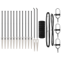 Cerca Euro con 13 postes spike 1x25 m Acero Galvanizado Gris de , Paneles de vallas - Ref: Foro24-3350679, Precio: 220,26 €, ...