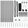 Cerca Euro con 13 postes spike 1x25 m Acero Galvanizado Gris de , Paneles de vallas - Ref: Foro24-3350679, Precio: 220,26 €, ...