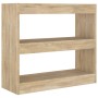 Regal/Raumteiler Sonoma-Eiche Farbe 80x30x72 cm von vidaXL, Bücherregale und Regale - Ref: Foro24-811694, Preis: 56,52 €, Rab...