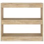 Regal/Raumteiler Sonoma-Eiche Farbe 80x30x72 cm von vidaXL, Bücherregale und Regale - Ref: Foro24-811694, Preis: 56,52 €, Rab...
